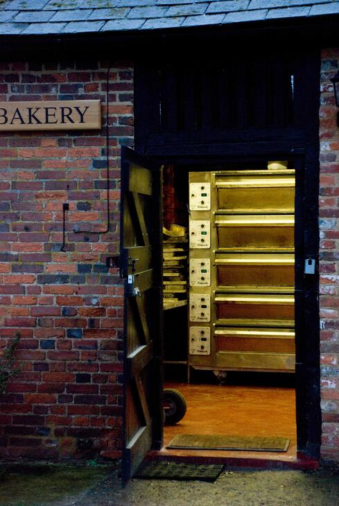Bakery early in the morning