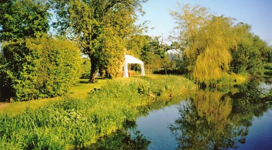 The mill leat looking north